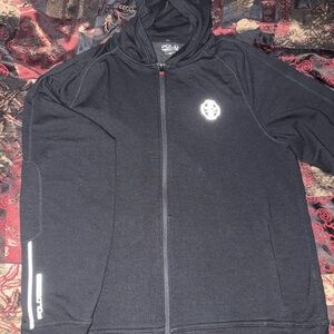 Polo Sport Performance Black/Silver Reflective Zip Up Jacket